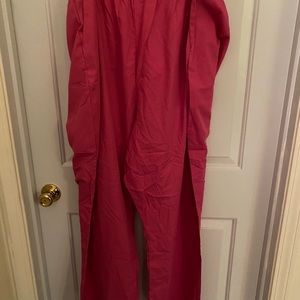 Plus size scrub pants
